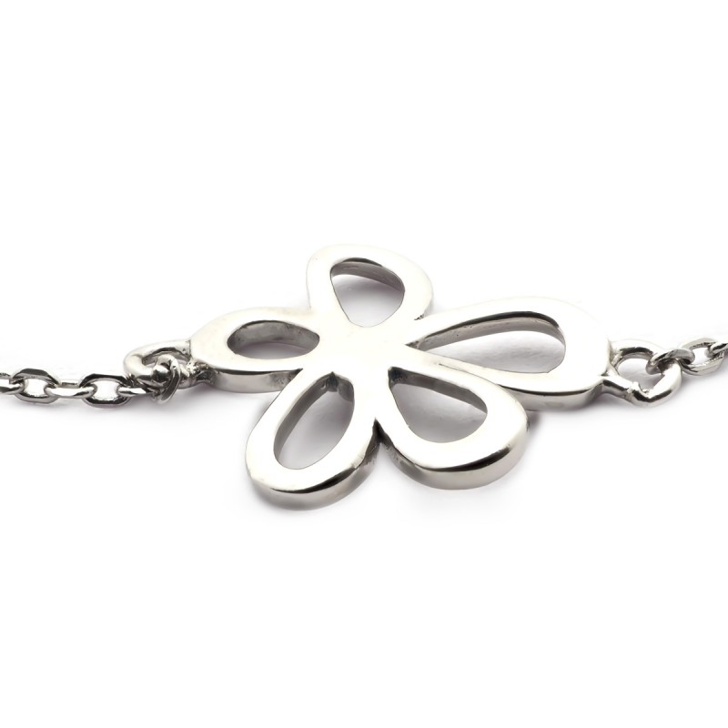 Bracelet femme Carador motif fleur argent 925/000