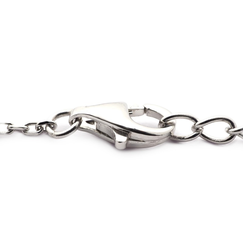 Bracelet argent femme Carador motif carré