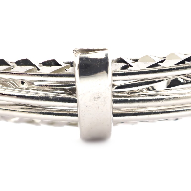 Bracelet joncs semainier Carador en argent 925/000