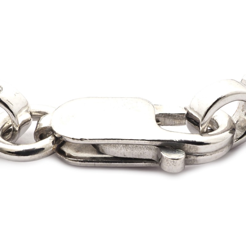 Bracelet maille balinaise carrée 3 mm Carador en argent 925/000