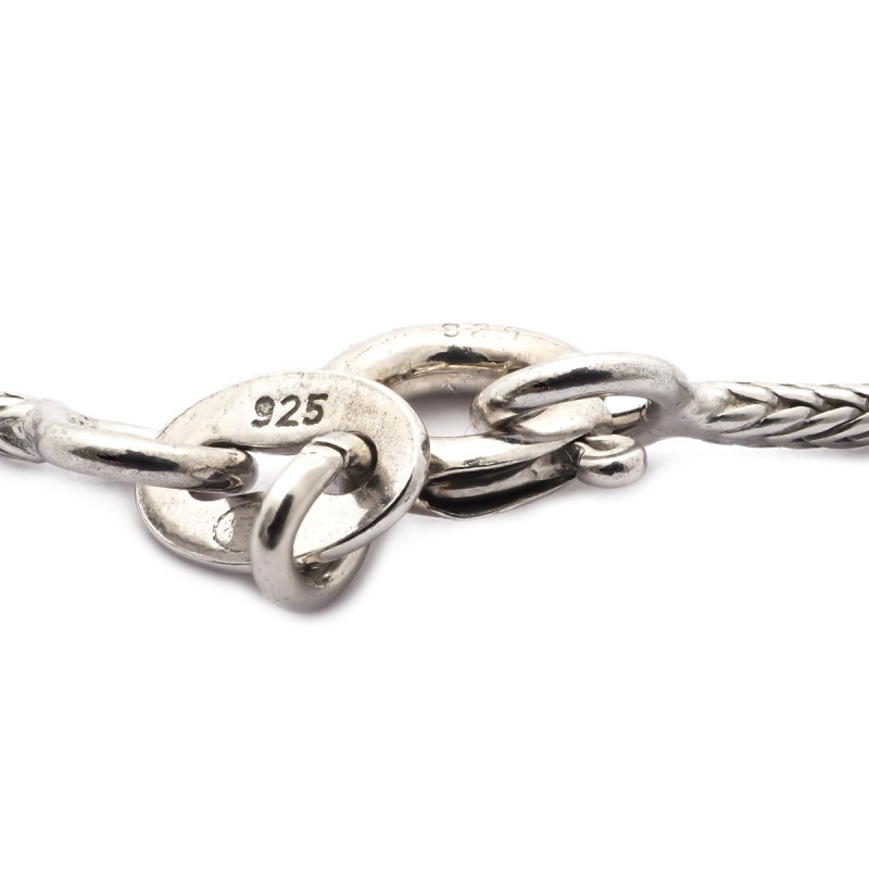 Bracelet Carador maille rigide argent