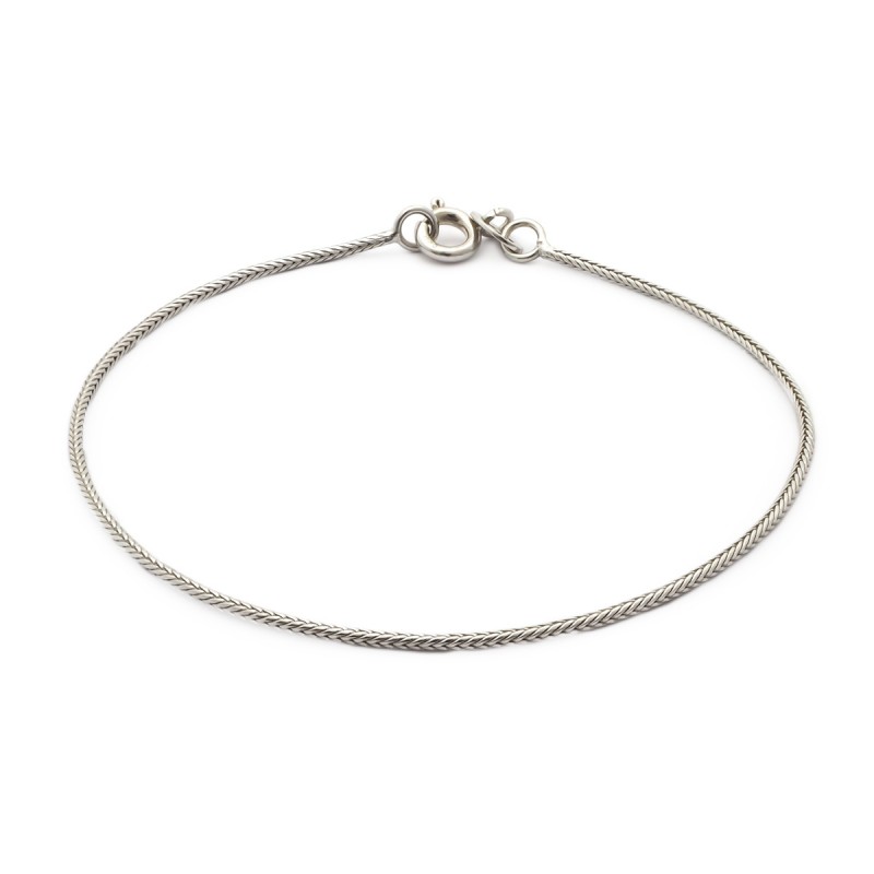 Bracelet Carador maille rigide argent