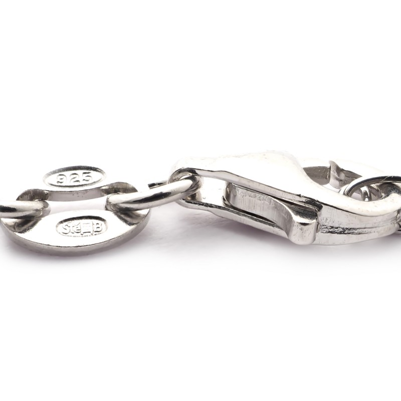 Bracelet femme Carador rosace dentelle en argent 925/000