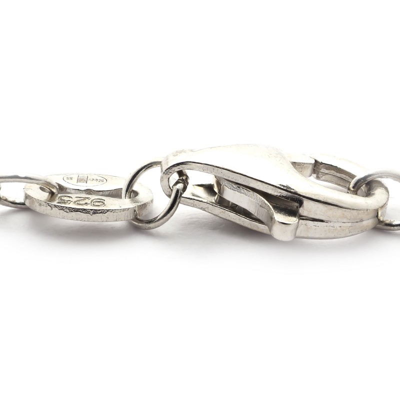 Bracelet Femme Carador motif fantaisie en argent 925/000 et oxydes de zirconium noirs et blancs