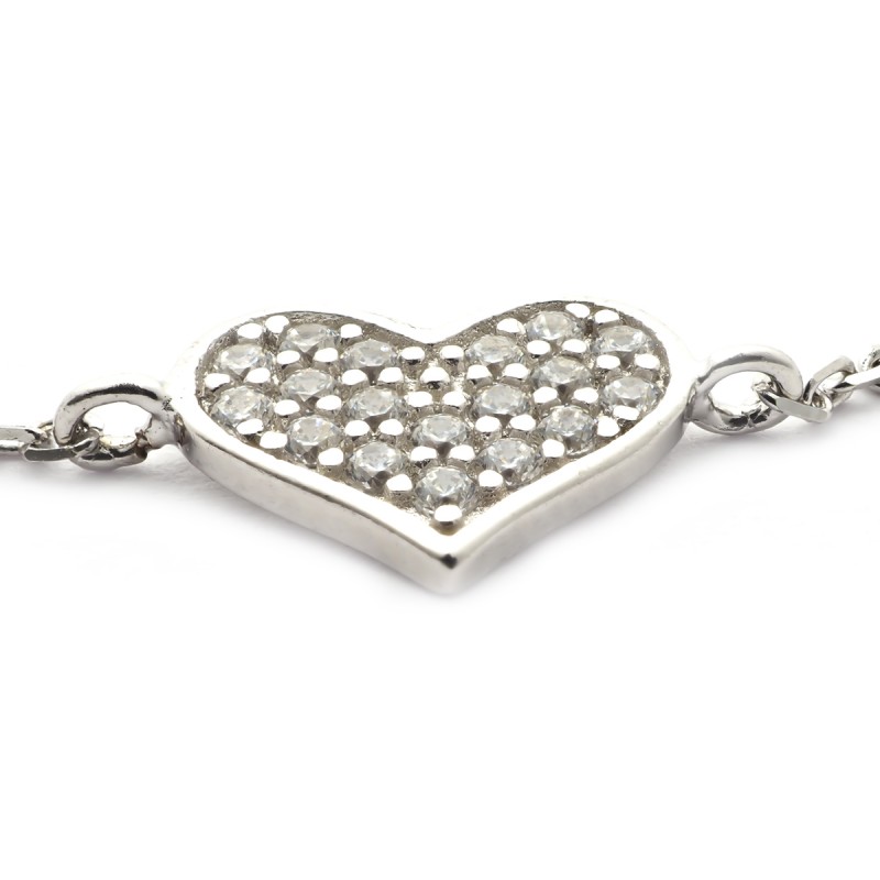 Bracelet Femme Carador Love argent 925/000 et oxydes de zirconium