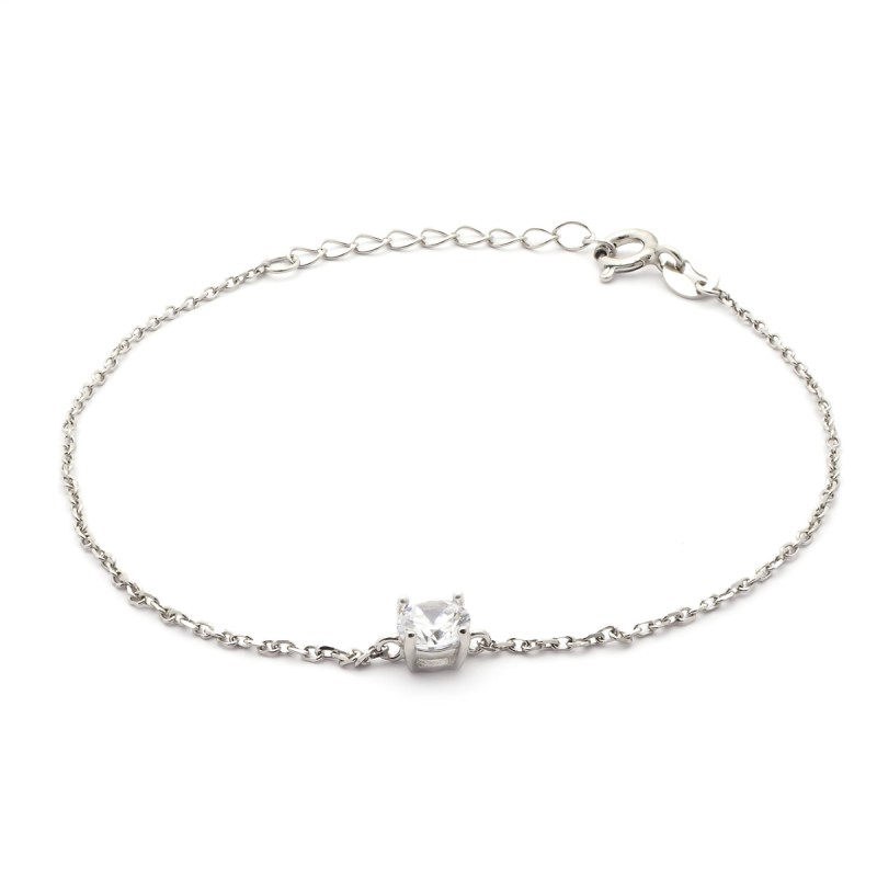 Bracelet femme Carador solitaire argent 925/000