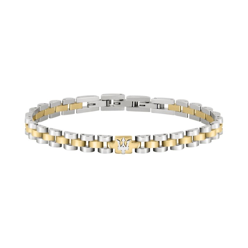 Bracelet Homme Maserati acier bicolore