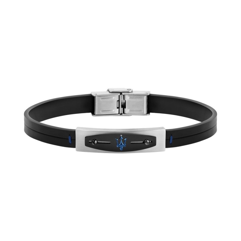 Bracelet Homme Maserati noir en résine
