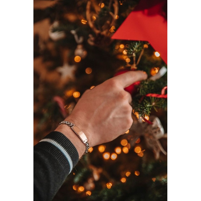 Bracelet Homme Maserati acier maille gourmette