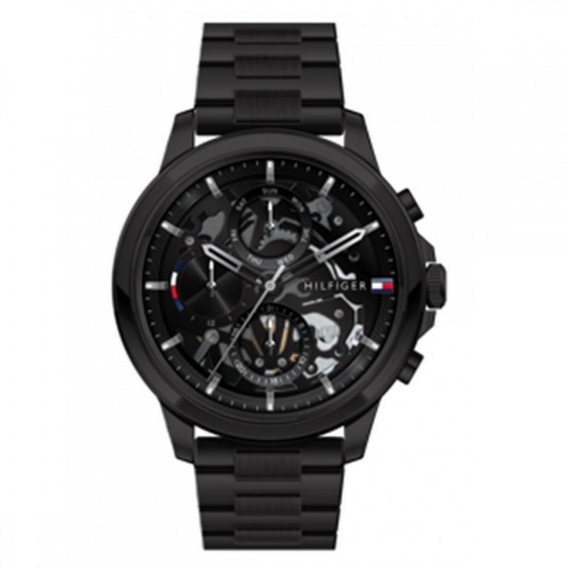 Montre Homme tommy hilfiger acier couleur noir