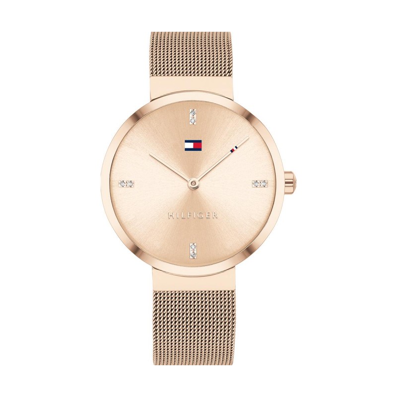 Montre femme Tommy hilfiger couleur dorée rose