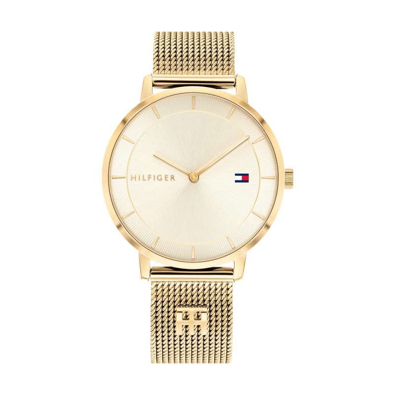 Montre femme Tommy hilfiger couleur dorée
