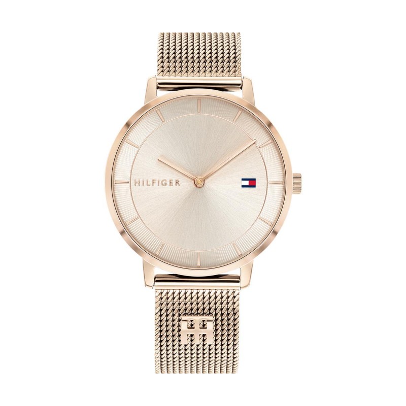 Montre femme Tommy hilfiger couleur dorée rose