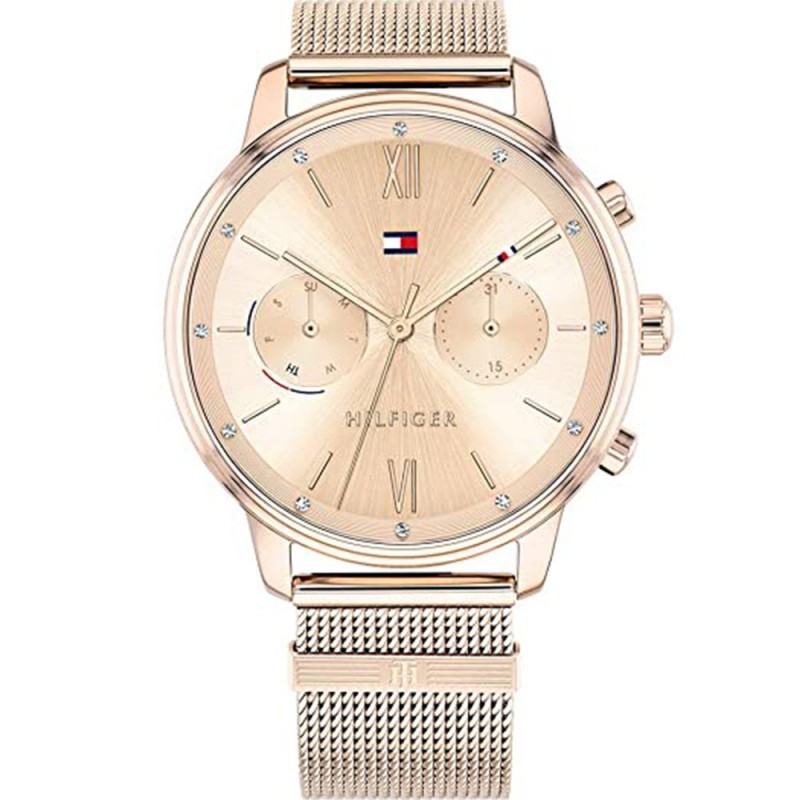 Montre femme Tommy hilfiger couleur dorée rose