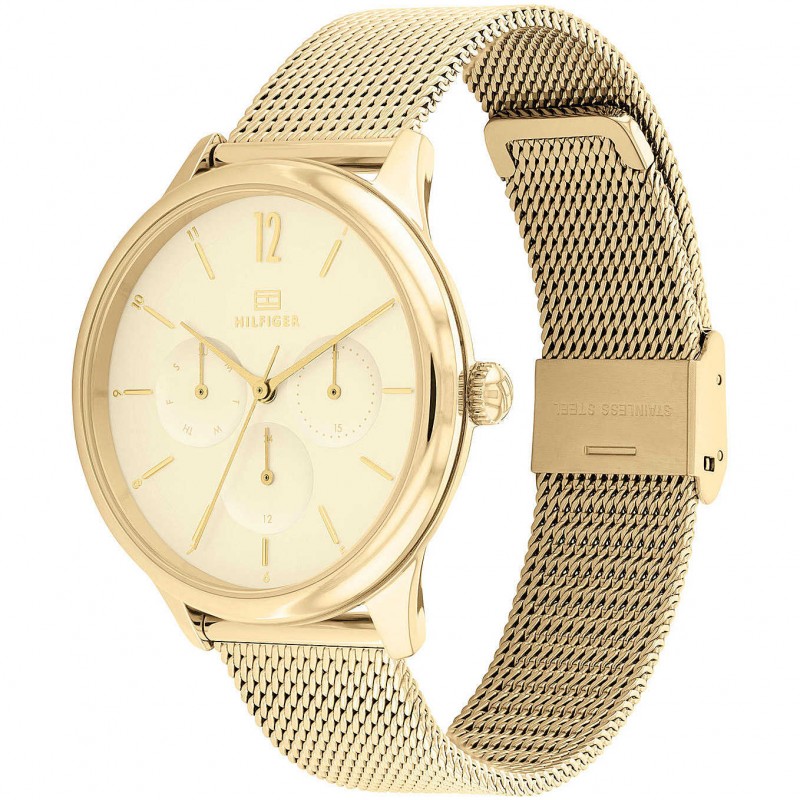 Montre femme Tommy hilfiger couleur dorée