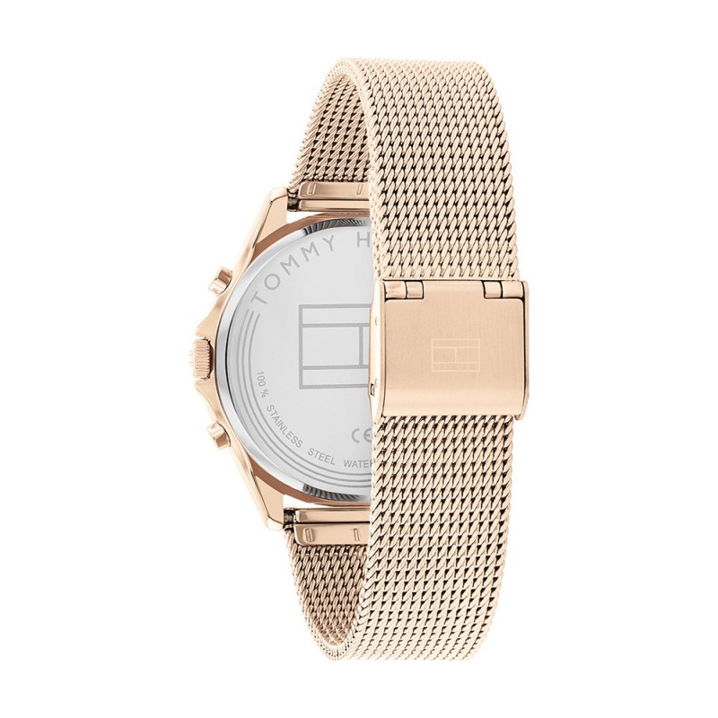 Montre femme Tommy hilfiger couleur dorée rose