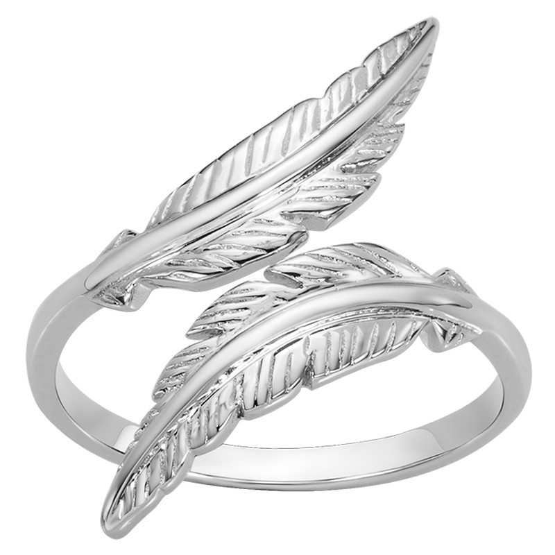 Bague femme Carador en argent 925/000 motif 2 feuilles