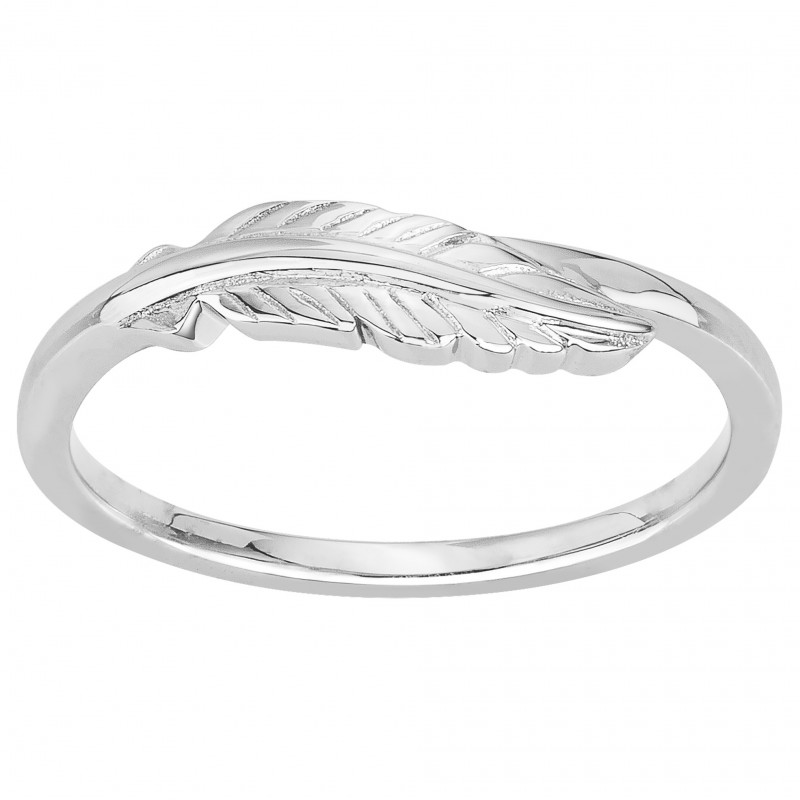Bague femme Carador en argent 625/000 motif feuille