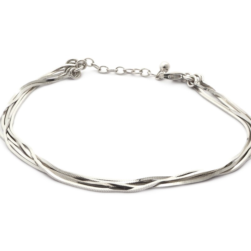 Bracelet CARADOR femme en argent 925/000 maille serpentine