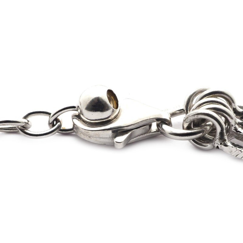 Bracelet CARADOR femme en argent 925/000 maille serpentine