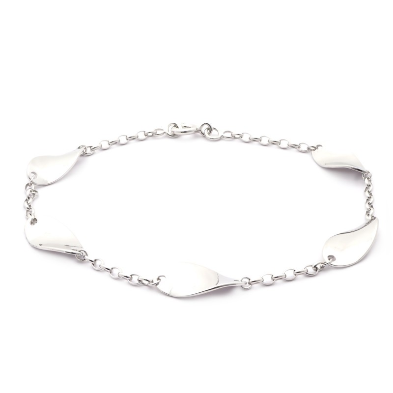 Bracelet CARADOR femme en argent 925/000 motifs pétales