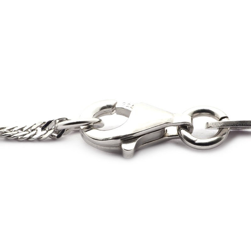 Bracelet Femme maille singapour Carador en argent 925/000