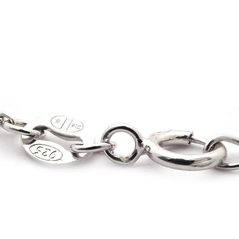 Bracelet Femme Carador rond empierré de turquoise en argent 925/000