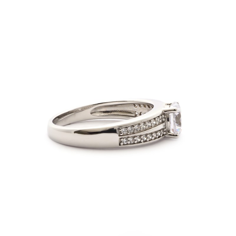 Bague femme Carador en argent avec oxydes de zirconium