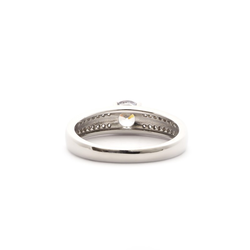 Bague femme Carador en argent avec oxydes de zirconium