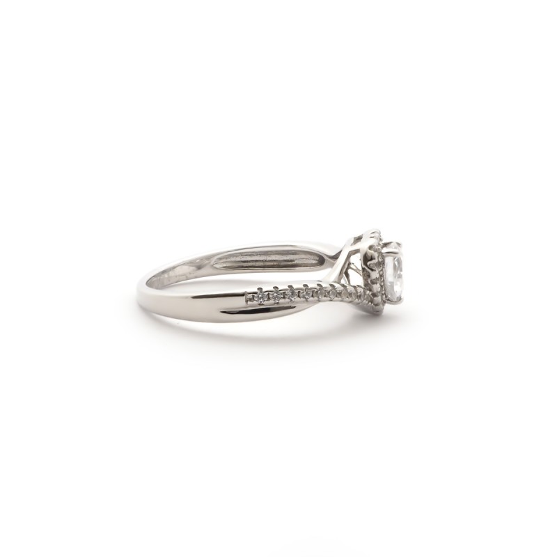 Bague femme Carador en argent motif cœur