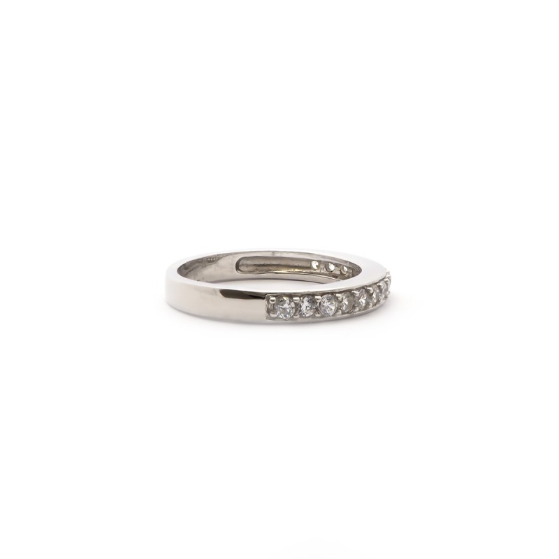 Bague femme Carador demi tour argent 925/000 et oxydes de zirconium