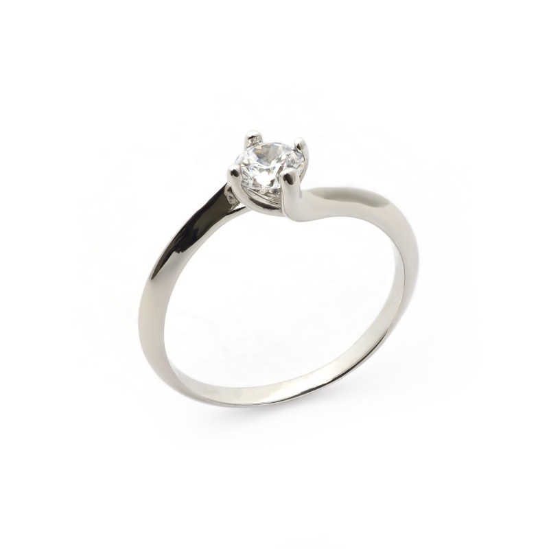 Bague carador femme solitaire oxyde de zirconium