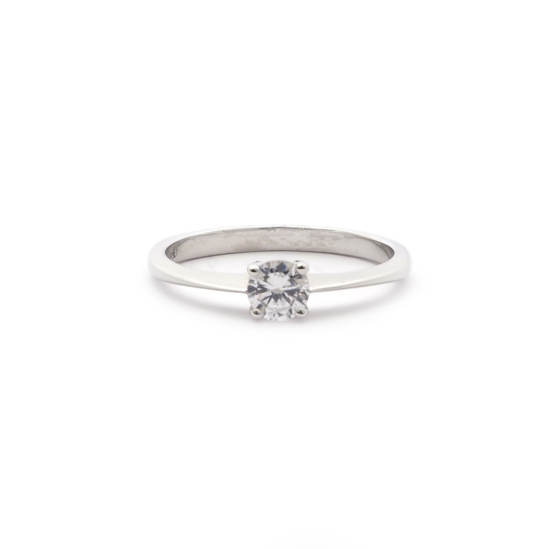 Bague carador femme solitaire oxyde de zirconium