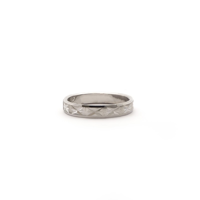 Bague femme Carador anneau ciselé étoile argent 925/000