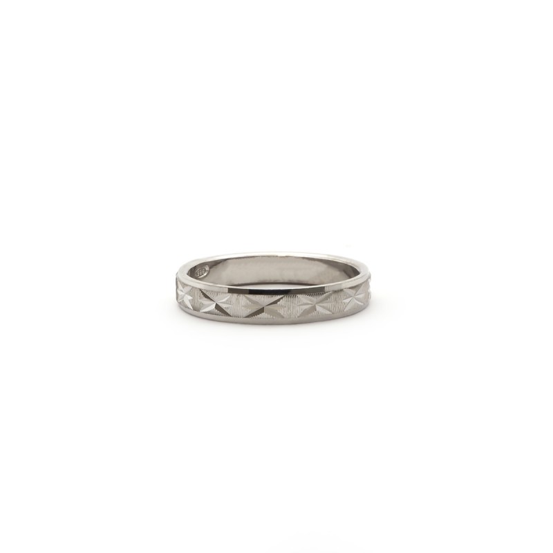 Bague femme Carador anneau ciselé étoile argent 925/000