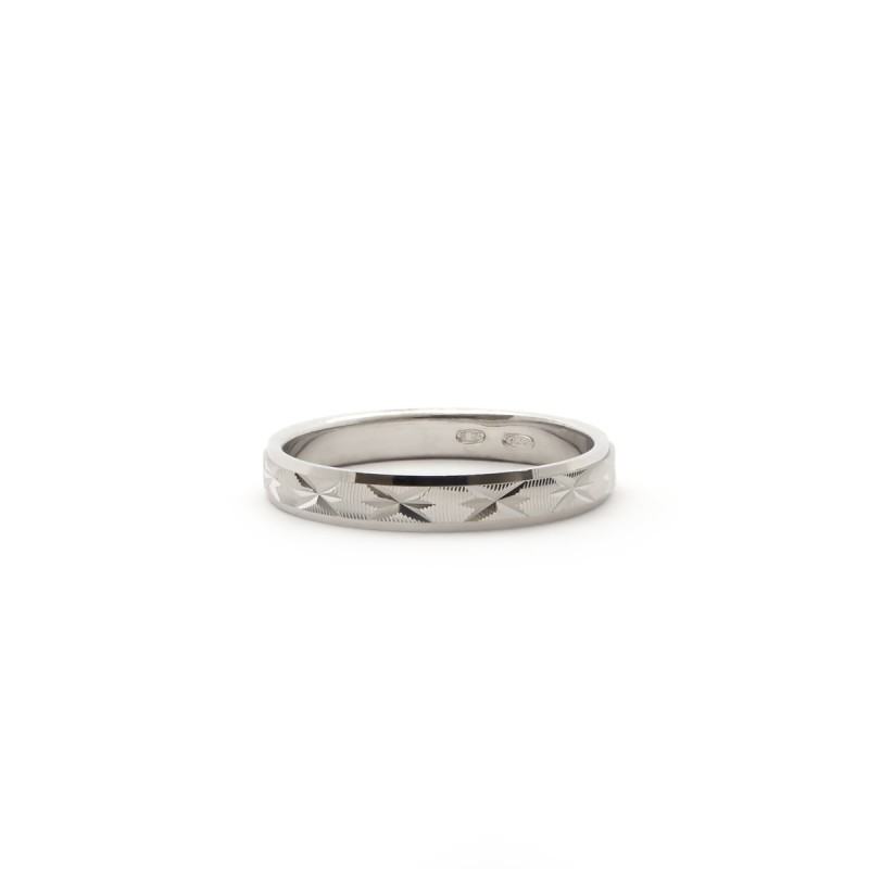 Bague femme Carador anneau ciselé étoile argent 925/000