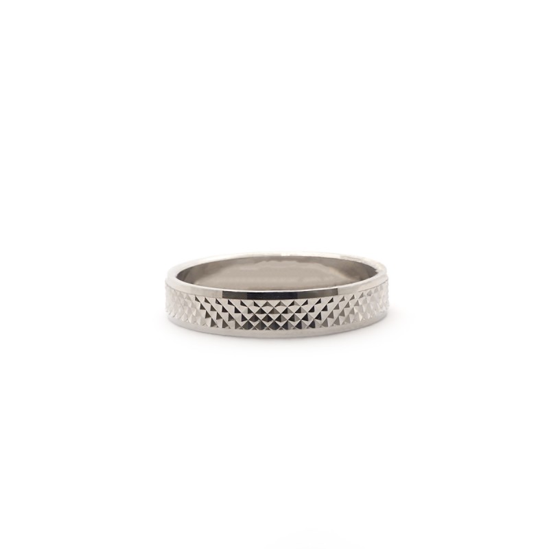 Bague femme Carador anneau martelé argent 925/000