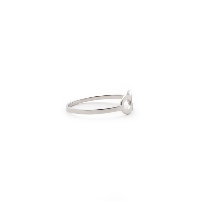 Bague Carador motif infini argent 925/000