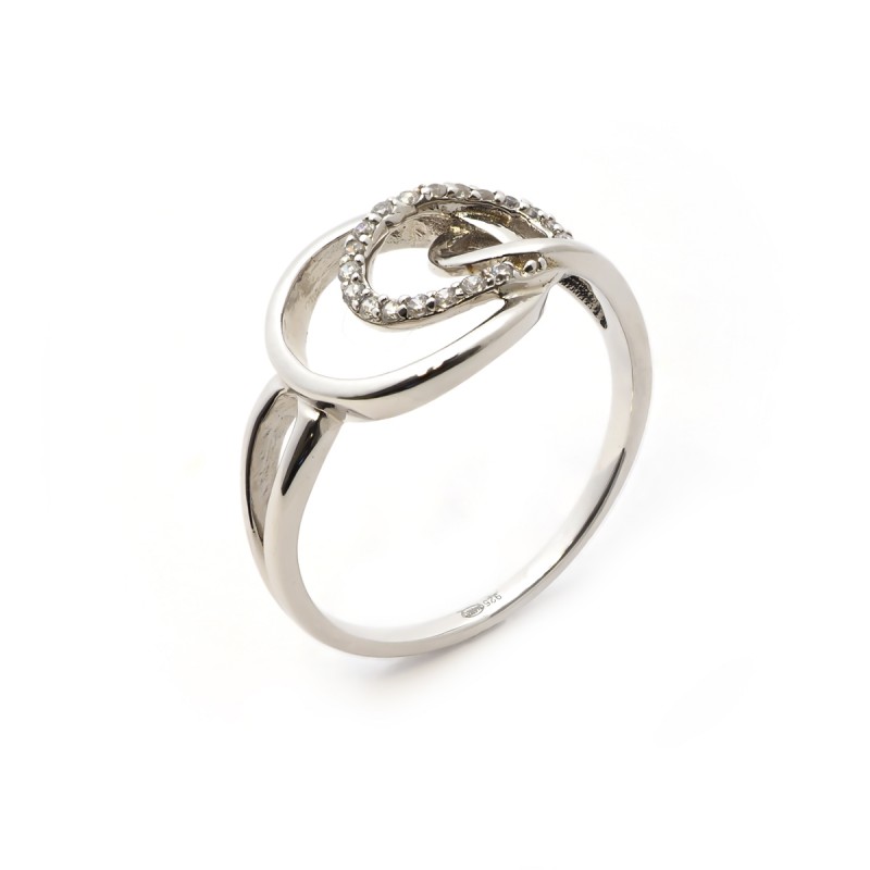 Bague argent femme Carador cercles