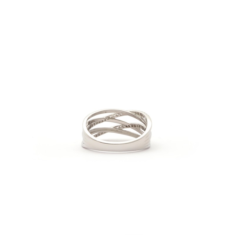 Bague femme Carador en argent avec oxydes de zirconium