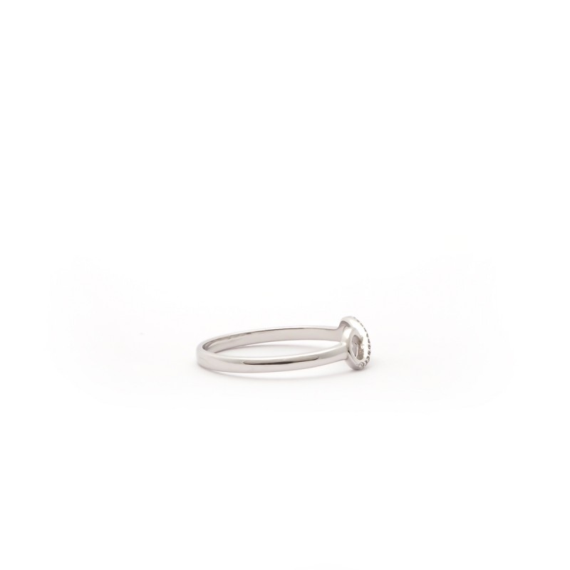 Bague symbole infini en argent et oxyde de zirconium
