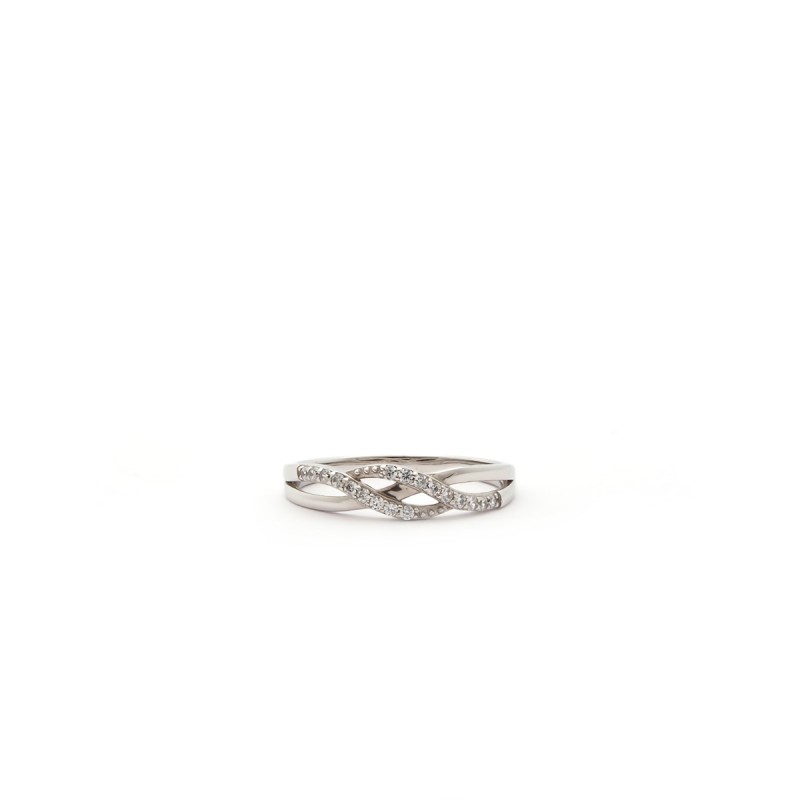 Bague Femme Carador fantaisie argent 925/000 et oxydes de zirconium