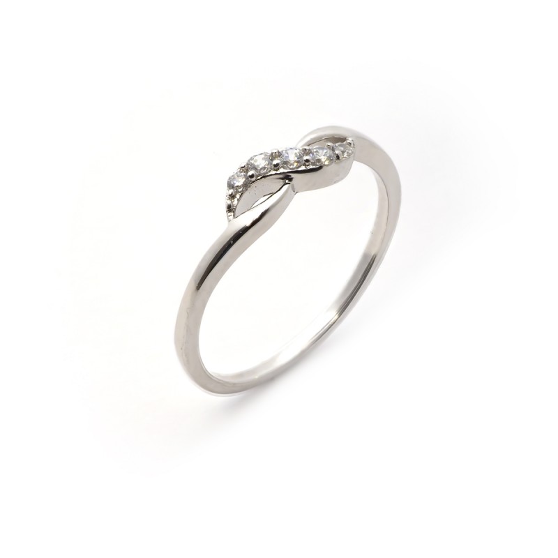 Bague femme carador argent et oxydes de zirconium