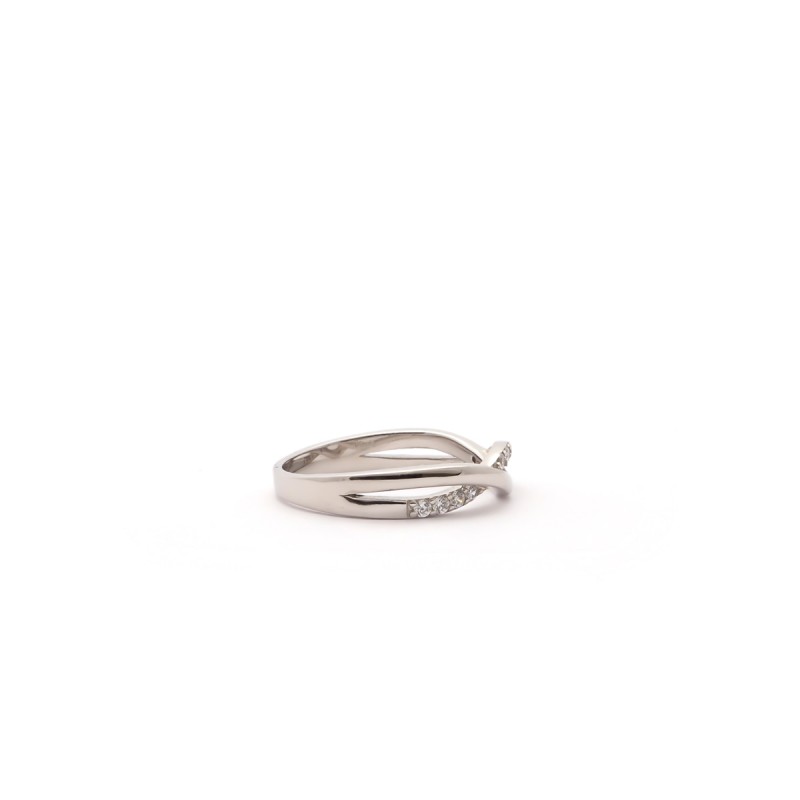 Bague femme carador argent et oxydes de zirconium