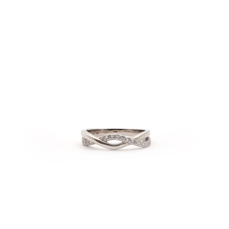 Bague femme carador argent et oxydes de zirconium