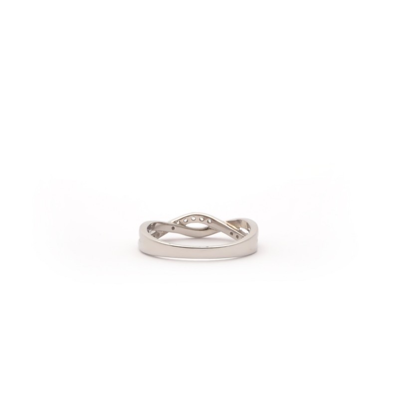 Bague femme carador argent et oxydes de zirconium