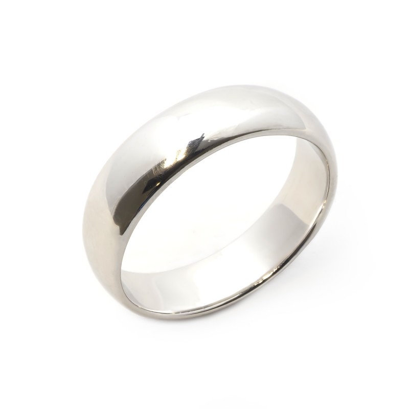 Bague femme anneau type alliance Carador en argent 925/000