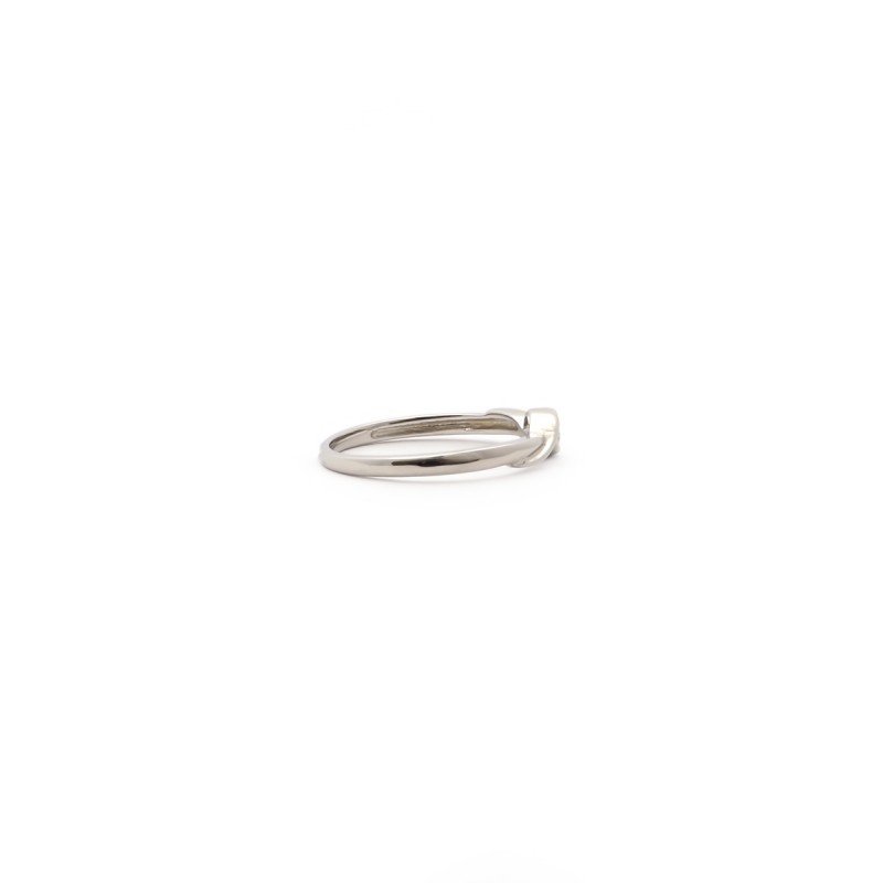 Bague solitaire oxyde de zirconium