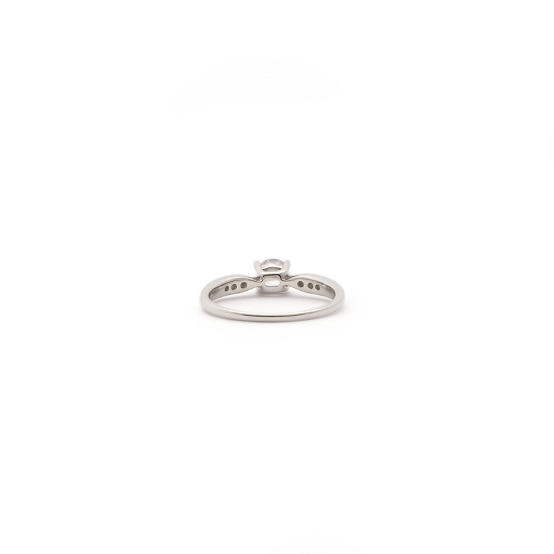 Bague argent femme Carador solitaire