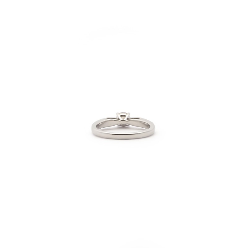 Bague solitaire carador femme en argent avec oxyde de zirconium